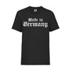 Made in Germany - FUN Shirt T-Shirt Fruit of the Loom Schwarz F0030