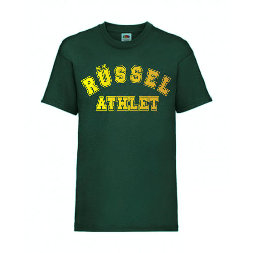 Rüssel Athlet - FUN Shirt T-Shirt Fruit of the Loom Dunkelgr,n F0068