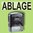 "Ablage" Bürostempel Textplatte mit Shinystempel in verschiedenen Farben