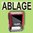 "Ablage" Bürostempel Textplatte mit Trodatstempel in verschiedenen Farben