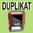 "Duplikat" Bürostempel Textplatte mit Trodatstempel in verschiedenen Farben