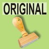 "Original" Bürostempel Textplatte oder mit Holzstempel