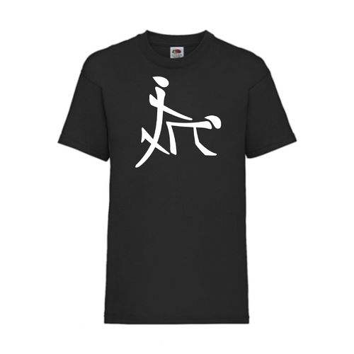 Chinesisches Sex Zeichen - FUN Shirt T-Shirt Fruit of the Loom Schwarz F0007