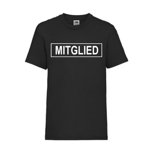 MITGLIED - FUN Shirt T-Shirt Fruit of the Loom Schwarz F0151