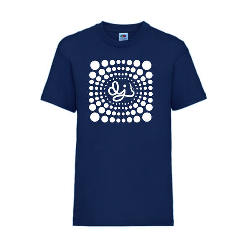 DJ Schrift - FUN Shirt T-Shirt Fruit of the Loom Navy F0009