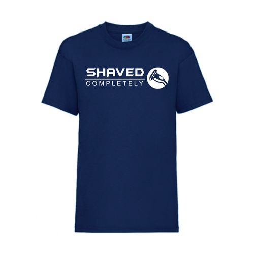 Shaved Completely - FUN Shirt T-Shirt Fruit of the Loom Navy F0018