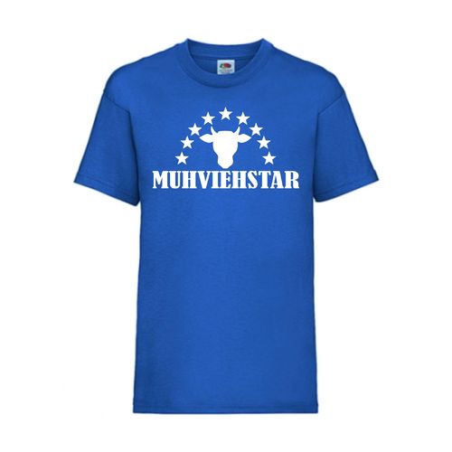 MUHVIEHSTAR - FUN Shirt T-Shirt Fruit of the Loom Royal F0200