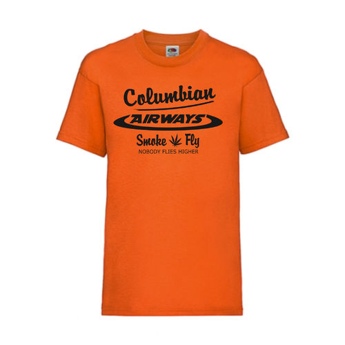Columbian Airways - FUN Shirt T-Shirt Fruit of the Loom Orange F0004