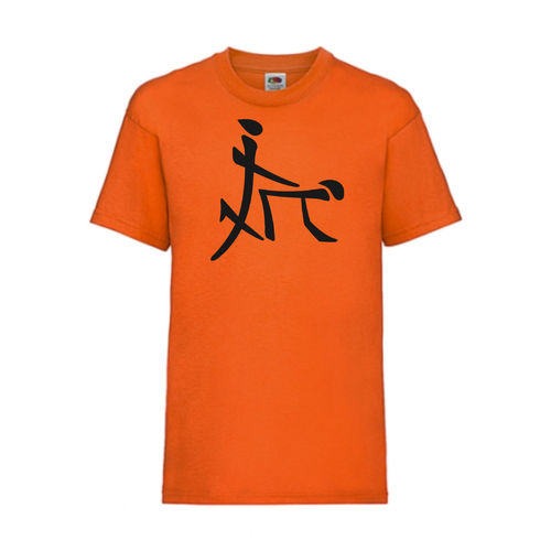 Chinesisches Sex Zeichen - FUN Shirt T-Shirt Fruit of the Loom Orange F0007