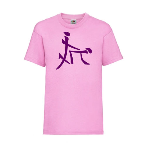 Chinesisches Sex Zeichen - FUN Shirt T-Shirt Fruit of the Loom Rosa F0007