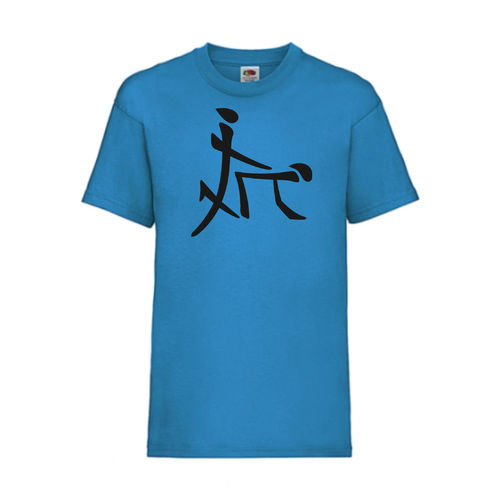 Chinesisches Sex Zeichen - FUN Shirt T-Shirt Fruit of the Loom Azure F0007