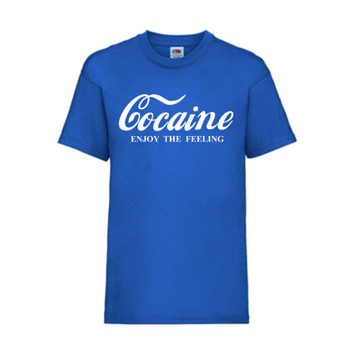 Cocaine - FUN Shirt T-Shirt Fruit of the Loom Royal F0008