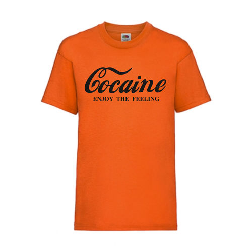 Cocaine - FUN Shirt T-Shirt Fruit of the Loom Orange F0008