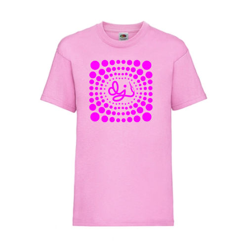DJ Schrift - FUN Shirt T-Shirt Fruit of the Loom Pink F0009