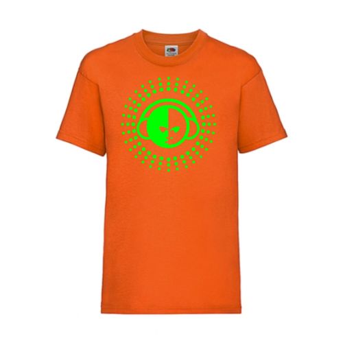 DJ Kopf - FUN Shirt T-Shirt Fruit of the Loom Orange F0010