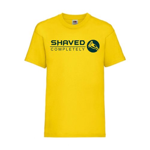 Shaved Completely - FUN Shirt T-Shirt Fruit of the Loom Gelb F0018