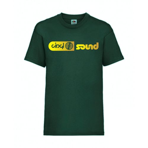 Vinyl Sound - FUN Shirt T-Shirt Fruit of the Loom Dunkelgrün F0021