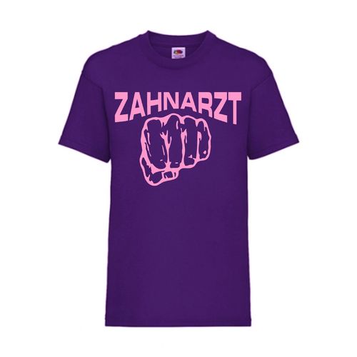Zahnarzt - FUN Shirt T-Shirt Fruit of the Loom Lila F0029