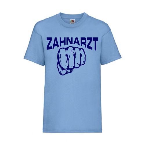 Zahnarzt - FUN Shirt T-Shirt Fruit of the Loom Hellblau F0029