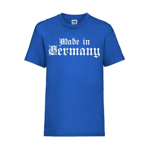 Made in Germany - FUN Shirt T-Shirt Fruit of the Loom Royal F0030