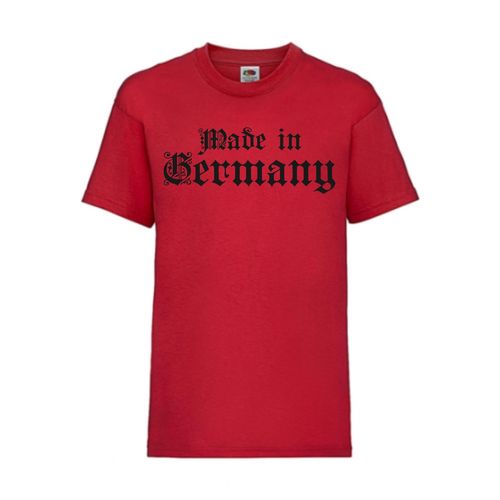 Made in Germany - FUN Shirt T-Shirt Fruit of the Loom Rot F0030