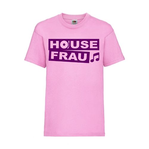 House Frau - FUN Shirt T-Shirt Fruit of the Loom Rosa F0048