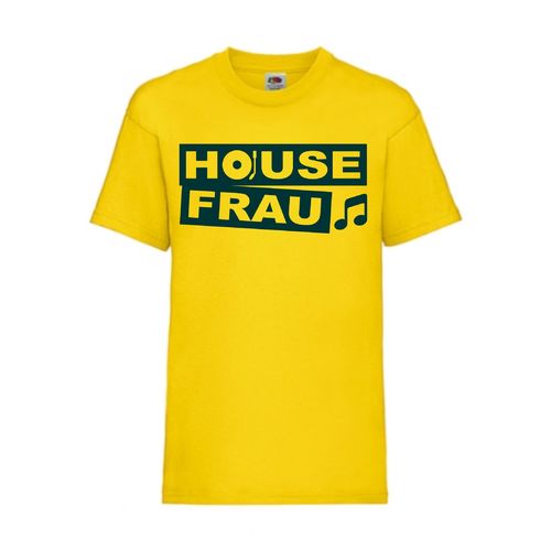 House Frau - FUN Shirt T-Shirt Fruit of the Loom Gelb F0048