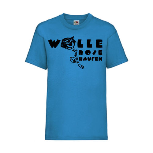 Wolle Rose Kaufen - FUN Shirt T-Shirt Fruit of the Loom Azure F0071