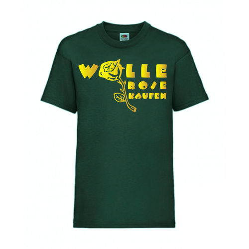 Wolle Rose Kaufen - FUN Shirt T-Shirt Fruit of the Loom Dunkelgr,n F0071