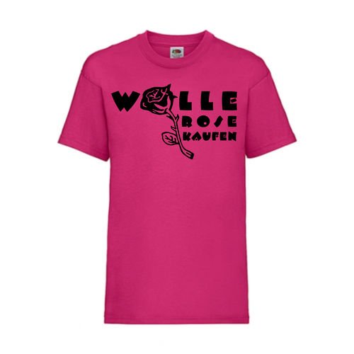 Wolle Rose Kaufen - FUN Shirt T-Shirt Fruit of the Loom Fuchsia F0071