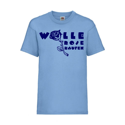 Wolle Rose Kaufen - FUN Shirt T-Shirt Fruit of the Loom Hellblau F0071