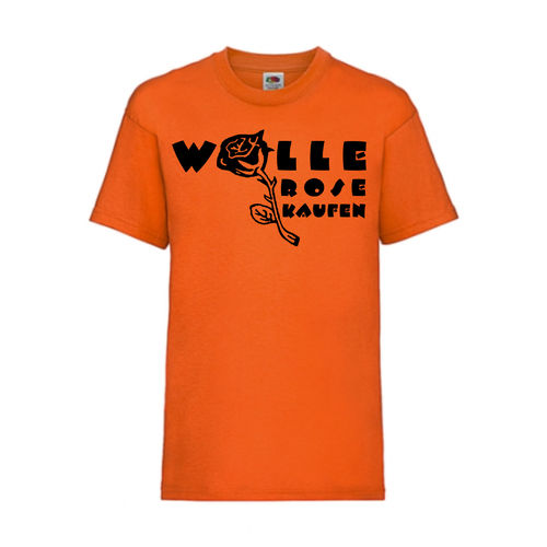 Wolle Rose Kaufen - FUN Shirt T-Shirt Fruit of the Loom Orange F0071