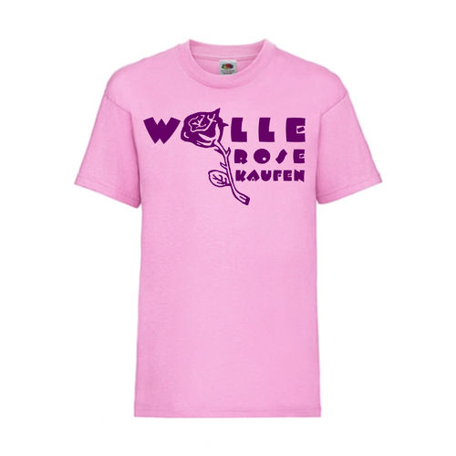 Wolle Rose Kaufen - FUN Shirt T-Shirt Fruit of the Loom Rosa F0071