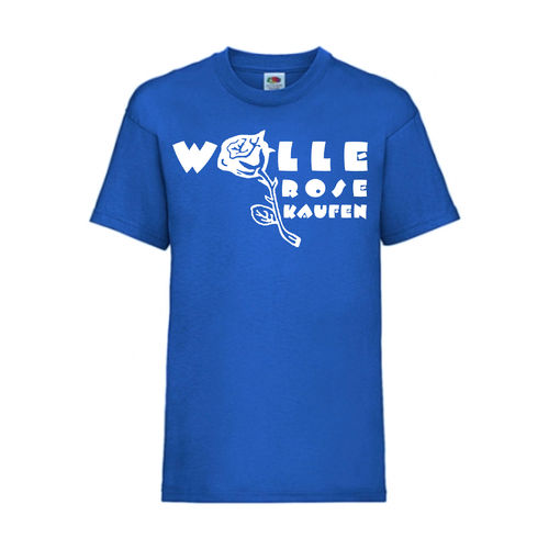Wolle Rose Kaufen - FUN Shirt T-Shirt Fruit of the Loom Royal F0071