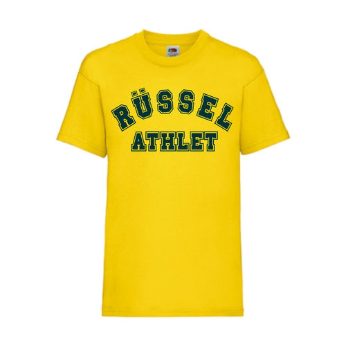 Rüssel Athlet - FUN Shirt T-Shirt Fruit of the Loom Gelb F0068