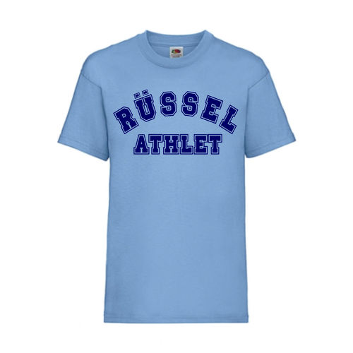 Rüssel Athlet - FUN Shirt T-Shirt Fruit of the Loom Hellblau F0068