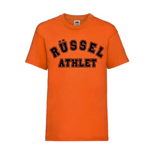 Rüssel Athlet - FUN Shirt T-Shirt Fruit of the Loom Orange F0068