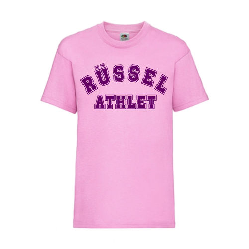 Rüssel Athlet - FUN Shirt T-Shirt Fruit of the Loom Rosa F0068