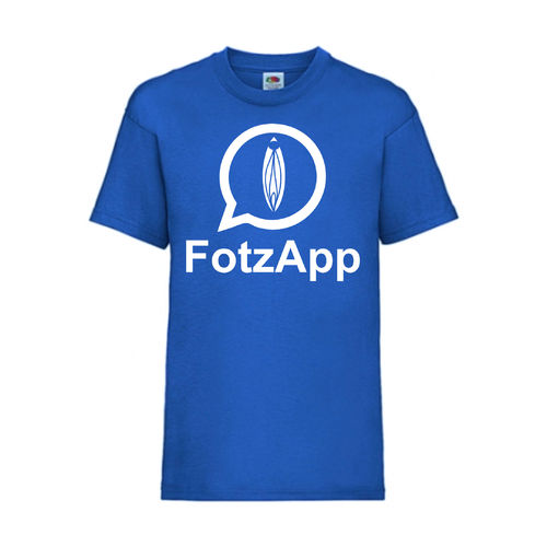 FotzApp - FUN Shirt T-Shirt Fruit of the Loom Royal F0150