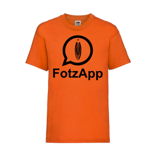 FotzApp - FUN Shirt T-Shirt Fruit of the Loom Orange F0150