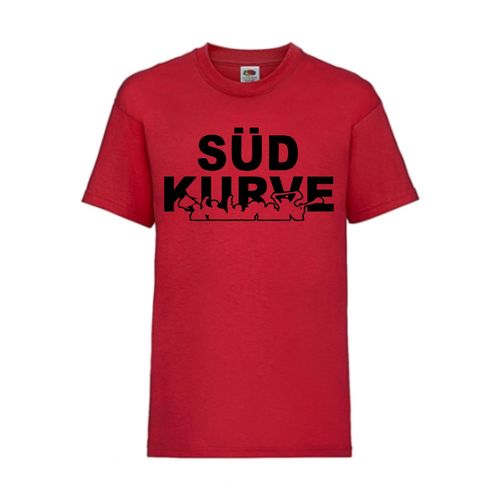 Südkurve - FUN Shirt T-Shirt Fruit of the Loom Rot F0057