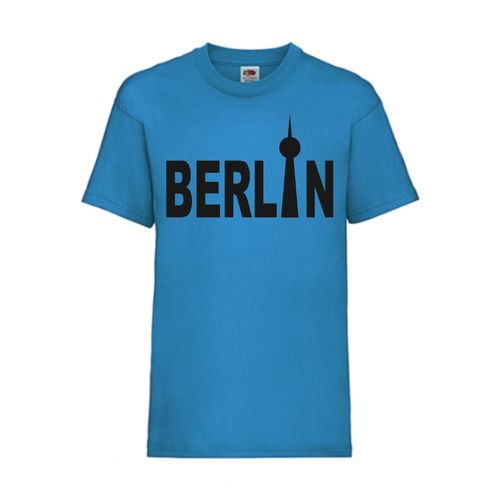 Berlin - FUN Shirt T-Shirt Fruit of the Loom Azure F0050