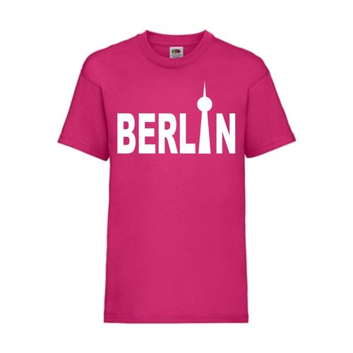 Berlin - FUN Shirt T-Shirt Fruit of the Loom Fuchsia F0050