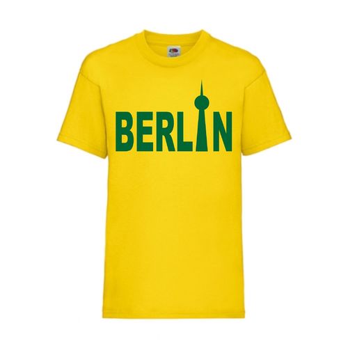 Berlin - FUN Shirt T-Shirt Fruit of the Loom Gelb F0050