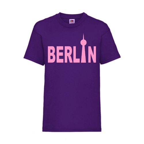 Berlin - FUN Shirt T-Shirt Fruit of the Loom Lila F0050