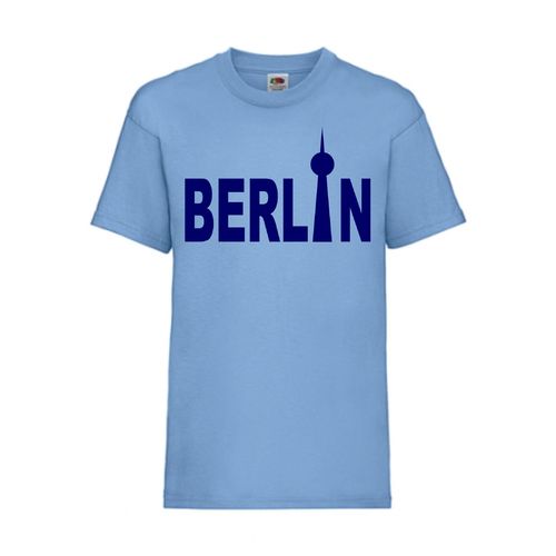 Berlin - FUN Shirt T-Shirt Fruit of the Loom Hellblau F0050