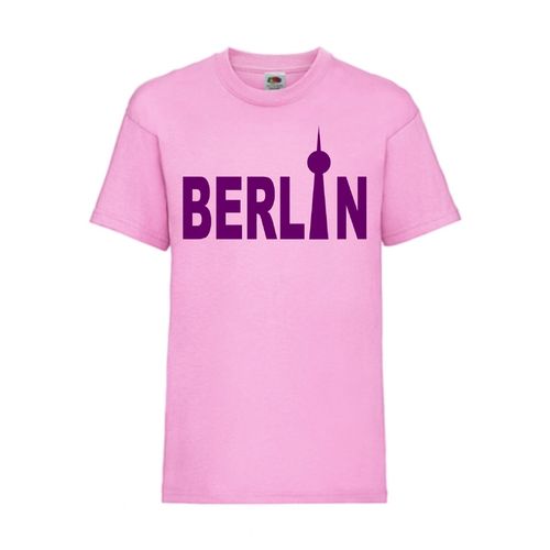 Berlin - FUN Shirt T-Shirt Fruit of the Loom Rosa F0050
