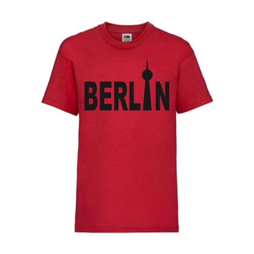 Berlin - FUN Shirt T-Shirt Fruit of the Loom Rot F0050