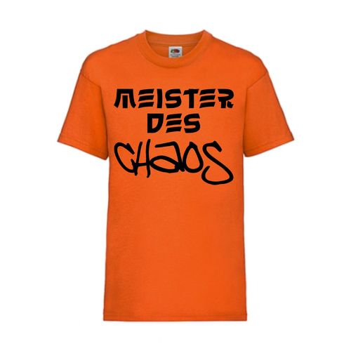 Meister des CHAOS - FUN Shirt T-Shirt Fruit of the Loom Orange F0132
