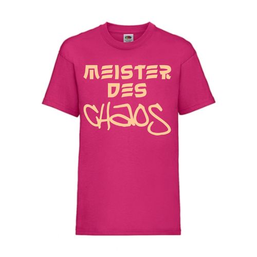 Meister des CHAOS - FUN Shirt T-Shirt Fruit of the Loom Fuchsia F0132